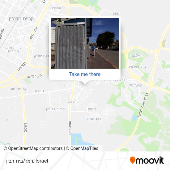 רמז/בית רבין map