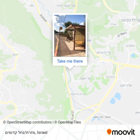 מזרח/נחל קדומים map