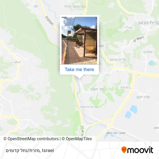 Карта מזרח/נחל קדומים