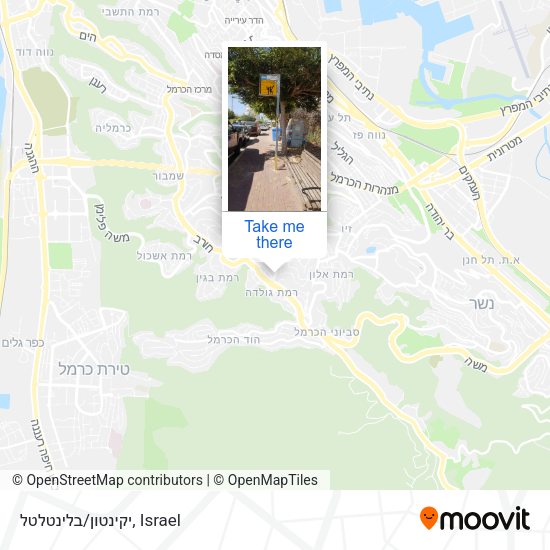 יקינטון/בלינטלטל map