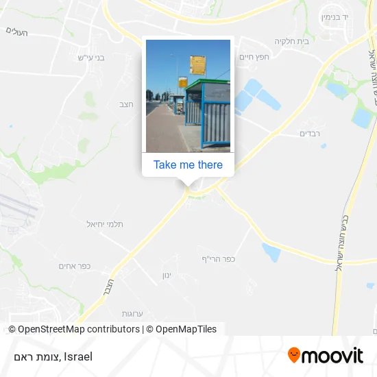 Карта צומת ראם