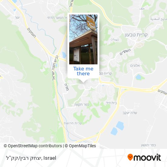 יצחק רבין/קק''ל map