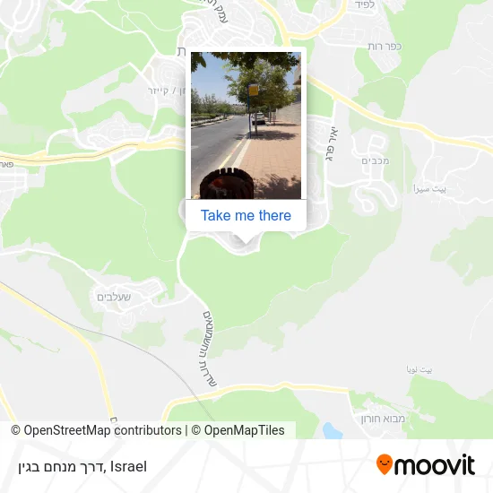 Карта דרך מנחם בגין