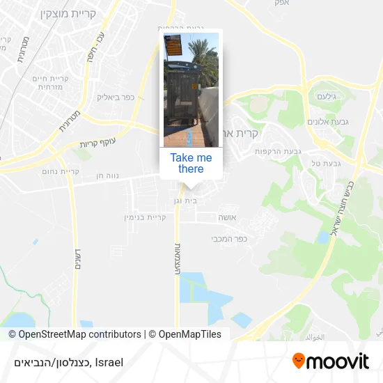 Карта כצנלסון/הנביאים