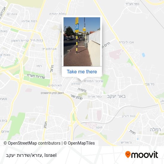 עזרא/שדרות יעקב map