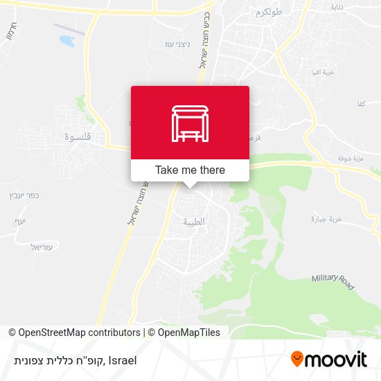 קופ''ח כללית צפונית map