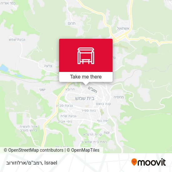 Карта רמב''ם/ארלוזורוב