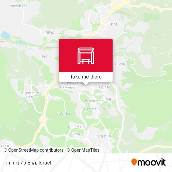 הרצוג / נהר דן map