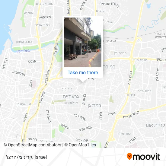 Карта קריניצי/הרצל