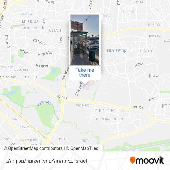 בית החולים תל השומר/מכון הלב map