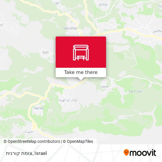 צומת קורנית map