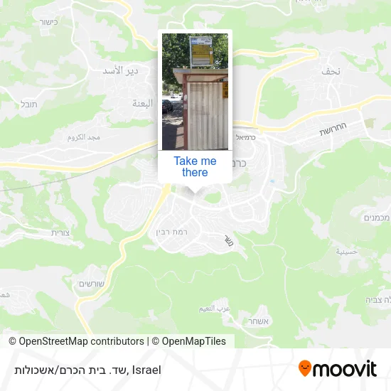 Карта שד. בית הכרם/אשכולות