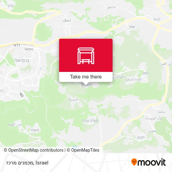 Карта מכמנים מרכז