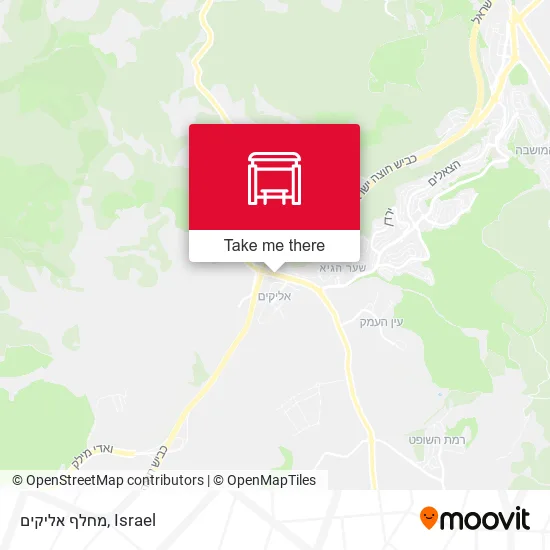Карта מחלף אליקים