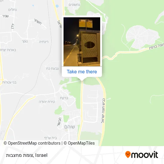 Карта צומת מחצבות