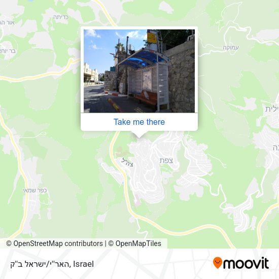האר''י/ישראל ב''ק map