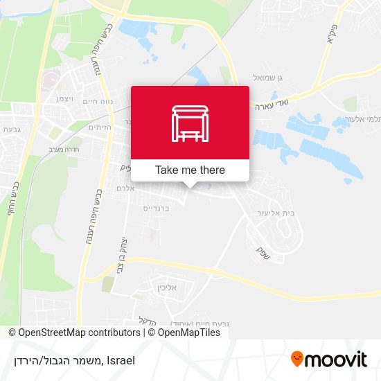 Карта משמר הגבול/הירדן