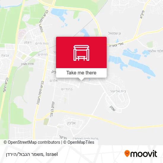 Карта משמר הגבול/הירדן