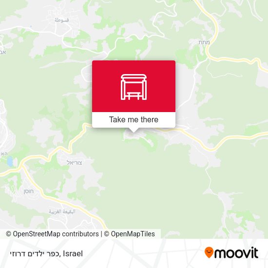 כפר ילדים דרוזי map
