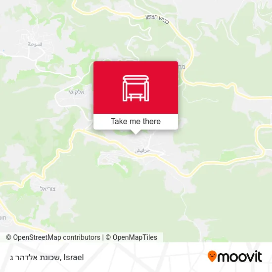 Карта שכונת אלדהר ג