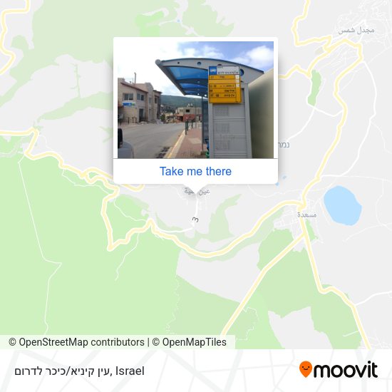עין קיניא/כיכר לדרום map