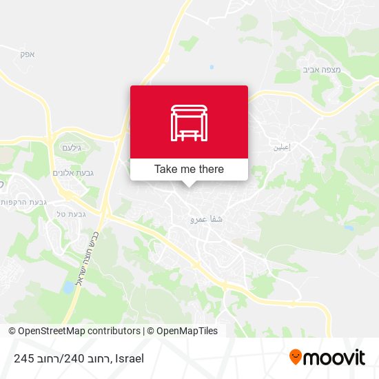 רחוב 240/רחוב 245 map