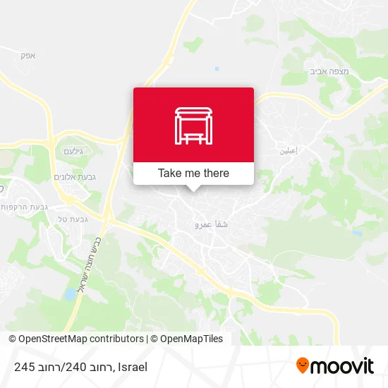 Карта רחוב 240/רחוב 245