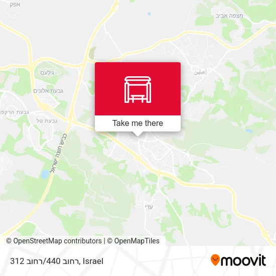 Карта רחוב 440/רחוב 312