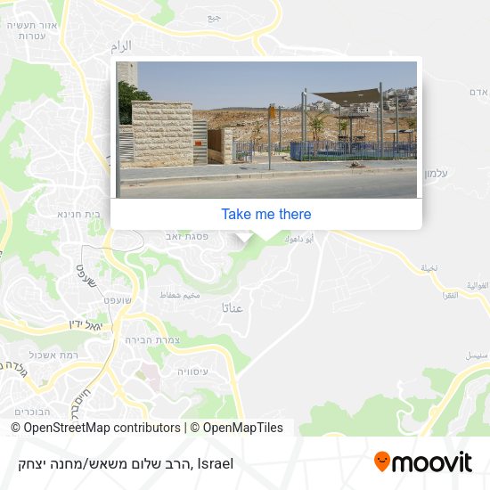 הרב שלום משאש/מחנה יצחק map