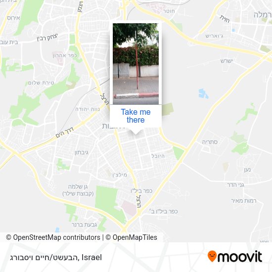 הבעשט/חיים ויסבורג map