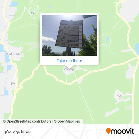 Карта קלע אלון