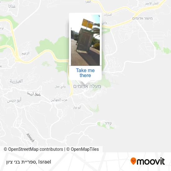 Карта ספריית בני ציון