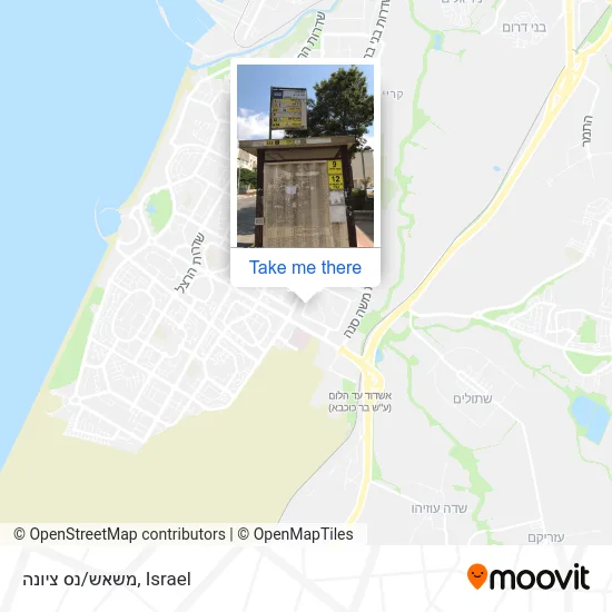 Карта משאש/נס ציונה