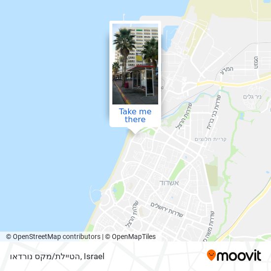 הטיילת/מקס נורדאו map