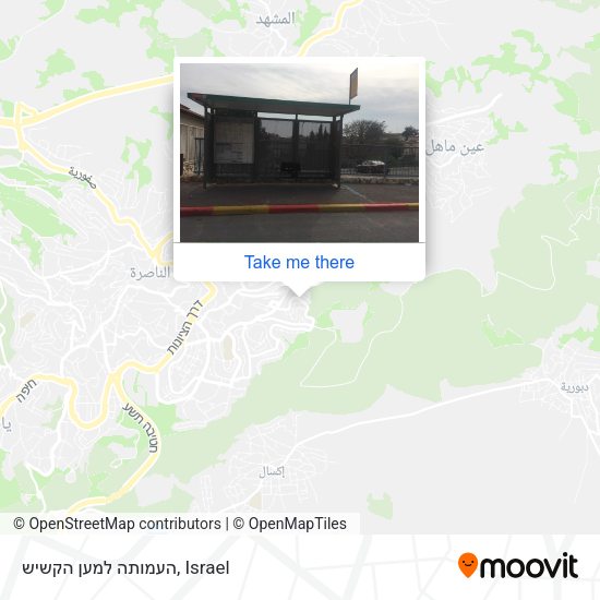 העמותה למען הקשיש map