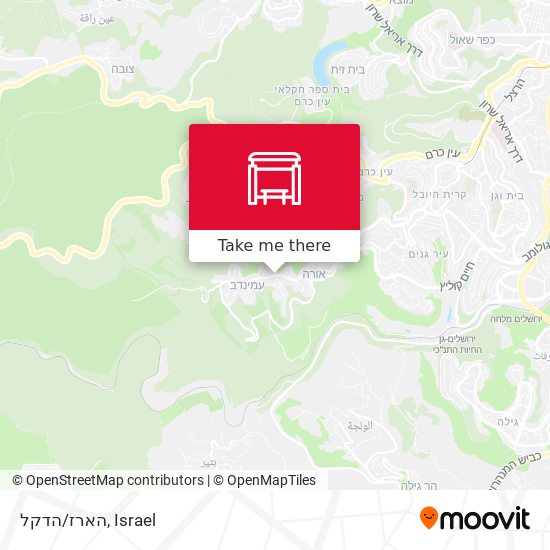 Карта הארז/הדקל