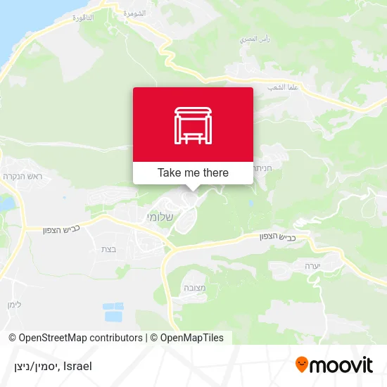 יסמין/ניצן map