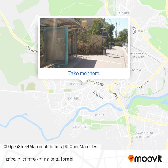 בית החייל/שדרות ירושלים map
