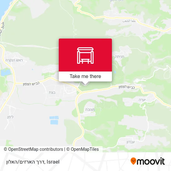 Карта דרך הארזים/האלון