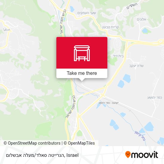 הנרייטה סאלד/מעלה אבשלום map