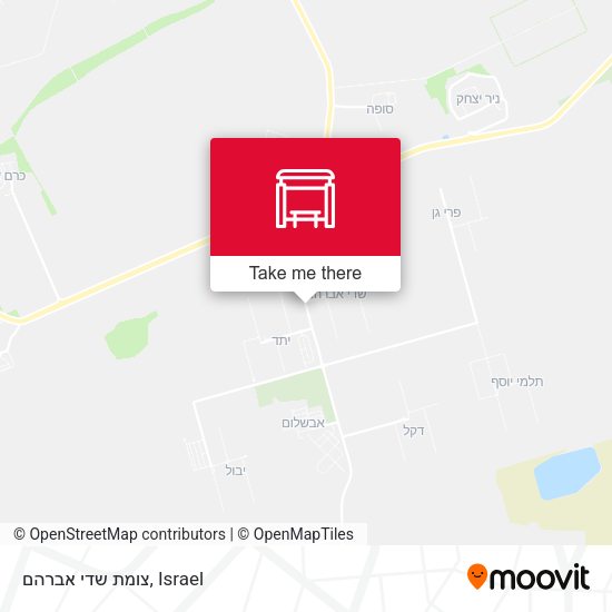 צומת שדי אברהם map