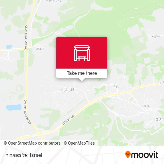 Карта אל מפאח'ר