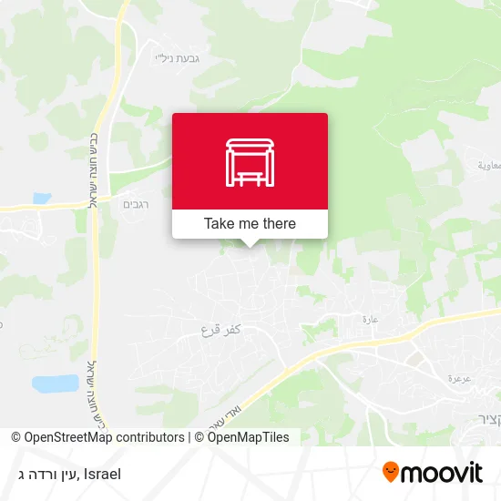 Карта עין ורדה ג