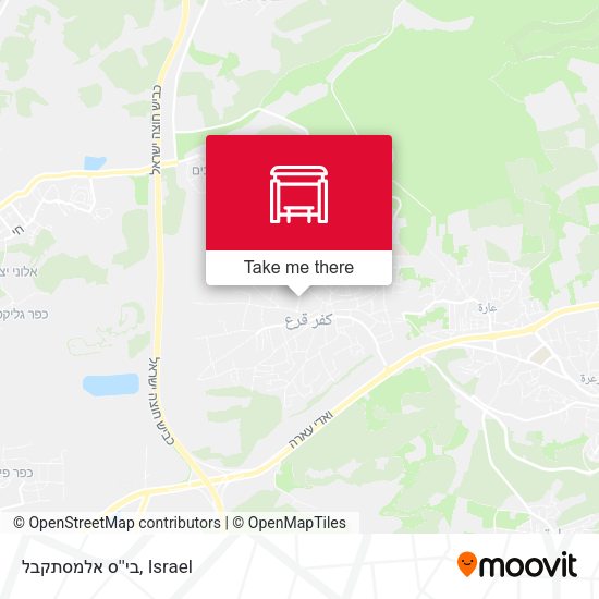 בי''ס אלמסתקבל map