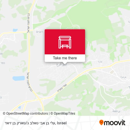 עלי בן אבי טאלב ג/טארק בן זיאד map