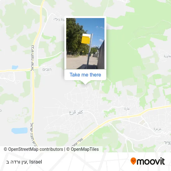 Карта עין ורדה ב