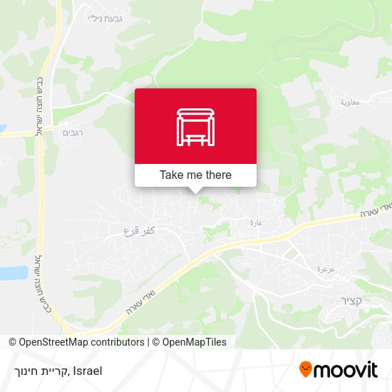 קריית חינוך map
