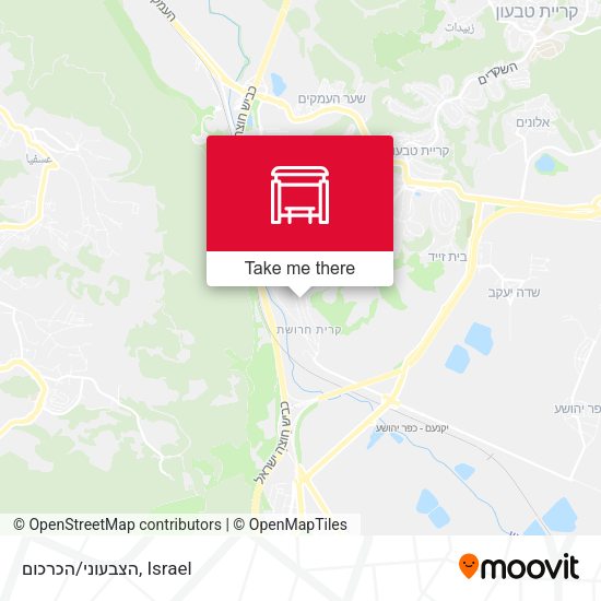 הצבעוני/הכרכום map