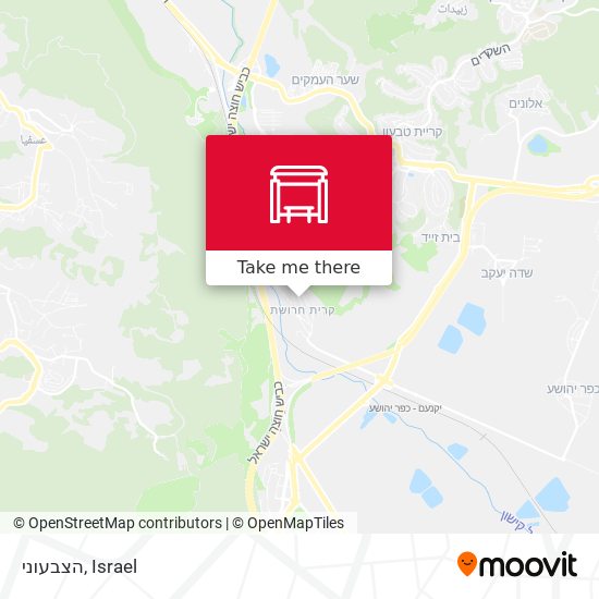 הצבעוני map