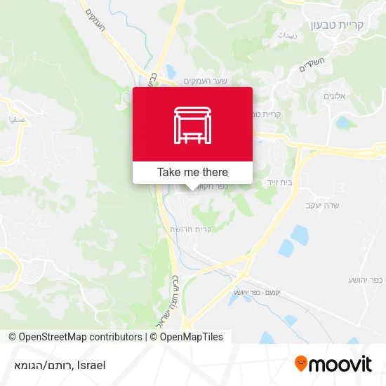 Карта רותם/הגומא